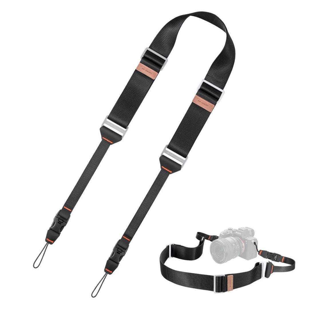 K&F Concept 45mm Camera Neck Strap with Quick Release crni KF13.132V1 - 1